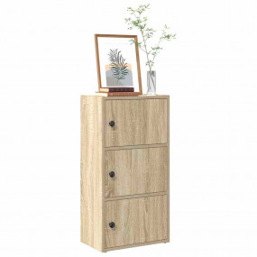 Bookcase Sonoma Oak Engineered Wood Standard Reversible
