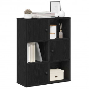 Bookcase Black Oak Engineered Wood 23.6 x 9.4 x 30.1 in...