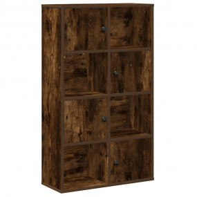 Bookcase Smoked Oak Engineered wood Compact Bookcase