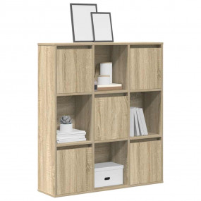 Bookcase Sonoma Oak Engineered Wood Medium Bookshelf