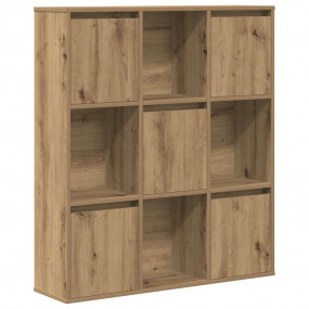 Bookcase Artisan oak Engineered wood Large Bookcase Rec...