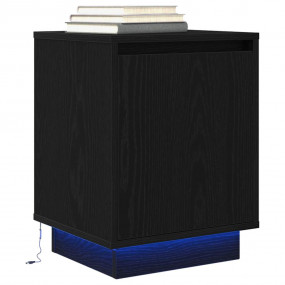 Bedside Cabinet Black Engineered wood Bedside Cabinet R...