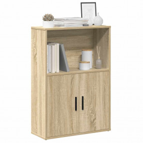 Bookcase Sonoma Oak Engineered Wood Medium Bookcase Rec...