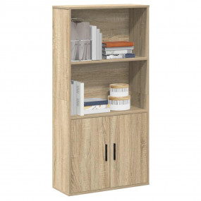 Bookcase Sonoma oak Engineered wood Medium Bookcase Rec...