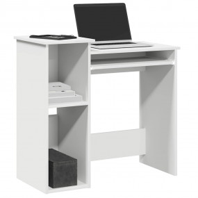 Desk White Engineered wood 33.1 x 15.7 x 30.7 in Desk