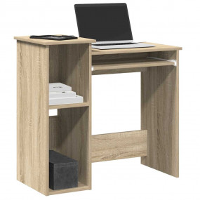 Desk Sonoma Oak Engineered Wood 33.1 x 15.7 x 30.7 in D...
