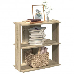 Bookcase Sonoma Oak Engineered Wood Small Bookcase Rect...