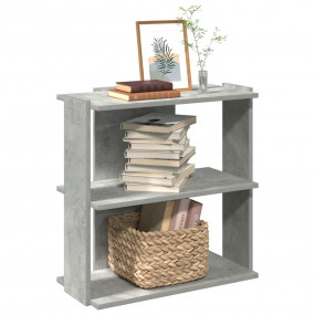 Bookcase Concrete grey Engineered wood Small Shelving B...
