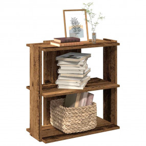 Bookcase Old wood Engineered wood Small Bookcase Rectan...