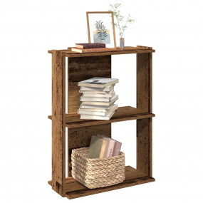 Bookcase Old wood Engineered wood Small Bookcase Rectan...