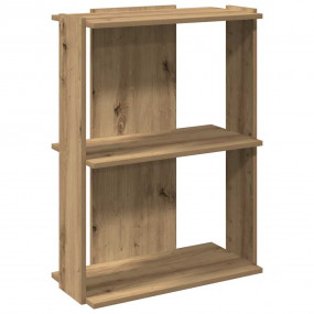 Bookcase Artisan Oak Engineered Wood Small Bookcase Rec...
