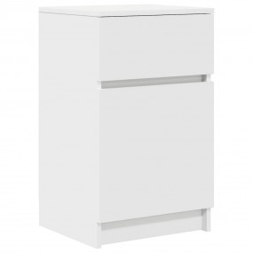Bedside Cabinet White Engineered wood Medium Bedside Ca...