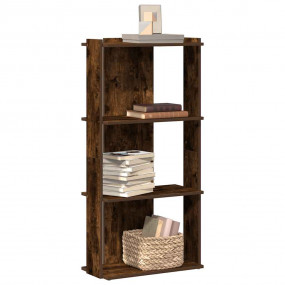 Bookcase Smoked oak Engineered Wood 23.6 x 11.8 x 47.2 ...