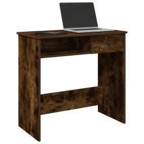 Desk Smoked oak Engineered wood Medium Writing Desk Rec...