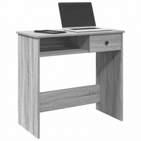 Desk Grey sonoma Engineered wood Compact Desk Rectangul...