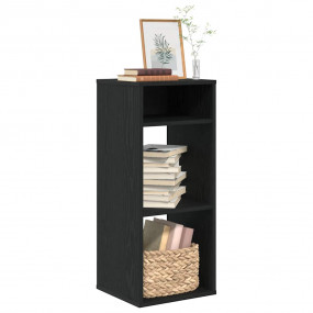 Book Cabinet Black Engineered wood Medium Book Cabinet