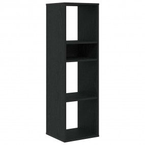 Book Cabinet Black Engineered wood Tall Book Cabinet