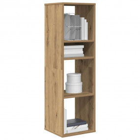 Book Cabinet Artisan Oak Engineered Wood Tall Book Cabi...