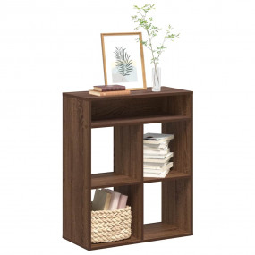Book Cabinet Brown oak Engineered wood Medium Book Cabi...