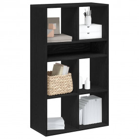 Book Cabinet Black Engineered wood Medium Book Cabinet
