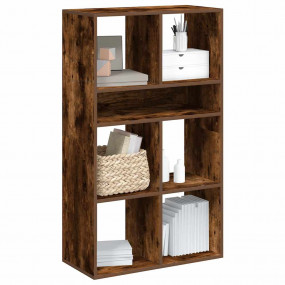 Book Cabinet Smoked Oak Engineered Wood 26.0 x 12.2 x 4...