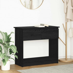 Console Table Black Engineered wood Medium Console Tabl...