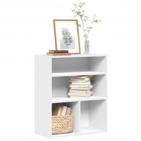 Book Cabinet White Engineered wood 23.6 x 11.8 x 28.1 i...