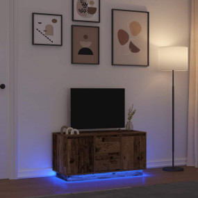 TV Cabinet Old Wood Engineered Wood Medium TV Cabinet