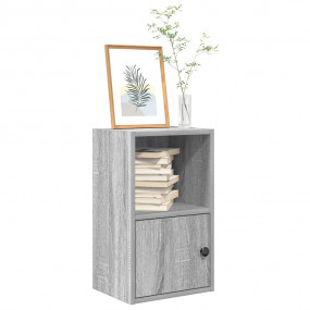 Bookcase Grey Sonoma Engineered Wood Small Bookcase Rec...