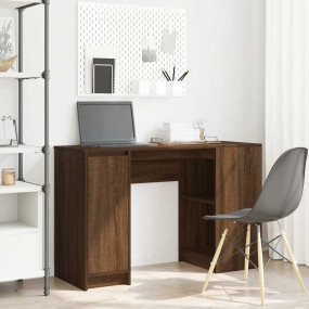 Desk Brown oak Engineered wood Standard Desk Rectangula...