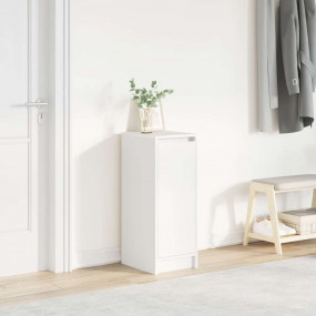 Shoe Cabinet White Engineered wood Medium Shoe Cabinet