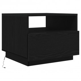 Coffee Table Black Oak Engineered wood Medium Coffee Ta...