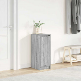 Shoe Cabinet Grey Sonoma Engineered Wood Medium Shoe Ca...
