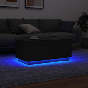 Coffee Table Black oak Engineered wood Medium Coffee Ta...