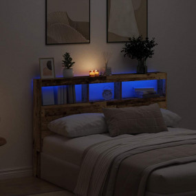 Headboard Cabinet Old wood Engineered wood Large