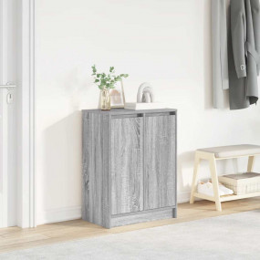 Shoe Cabinet Grey Sonoma Engineered Wood Medium Cabinet