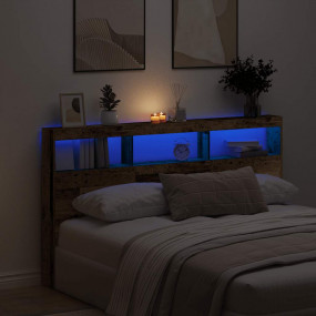 Headboard Cabinet Old Wood Engineered wood Extra Long