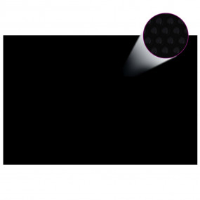 Pool Cover Black Thick PE film with air chambers, PVC L...