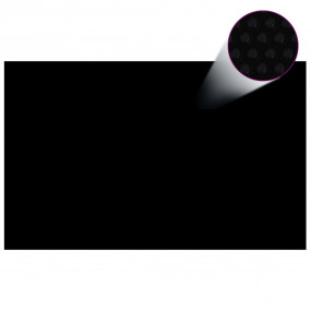Pool Cover Black Polyethylene, PVC 26.4 x 16.4 ft Light...