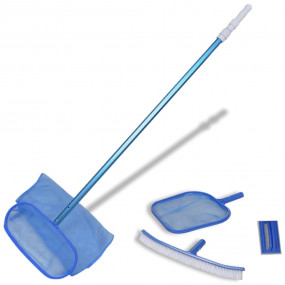 Swimming Pool Accessory Blue Aluminum, Nylon Adjustable