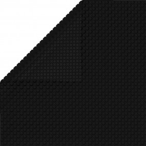 Pool Cover Black Polyethylene 118.1 x 78.7 in Pool Cove...