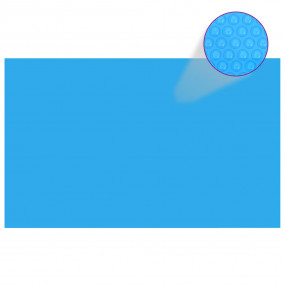 Pool Cover Blue PE film with air chambers 102.4 x 63.0 ...