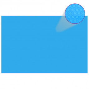 Pool Cover Blue PVC 118.1 x 78.7 in Water-resistant mat...