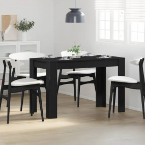 Dining Table Black oak Engineered wood Medium Durable