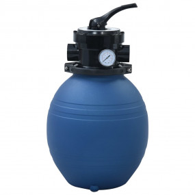 Sand Filter Blue High-density polyethylene 11.8 in Dura...