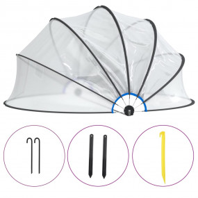 Pool Dome Transparent PVC, Fiberglass Large Collapsible