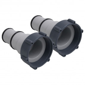 Hose Adapter Set of 2 Grey Plastic 3.6 in Durable