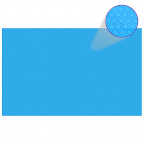 Pool Cover Blue Polyethylene 315.0 x 196.9 in