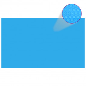 Pool Cover Blue Polyethylene 39.4 x 23.6 in Heat-resist...