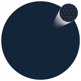 Pool Cover Black and Blue Polyethylene (PE) Large Colla...